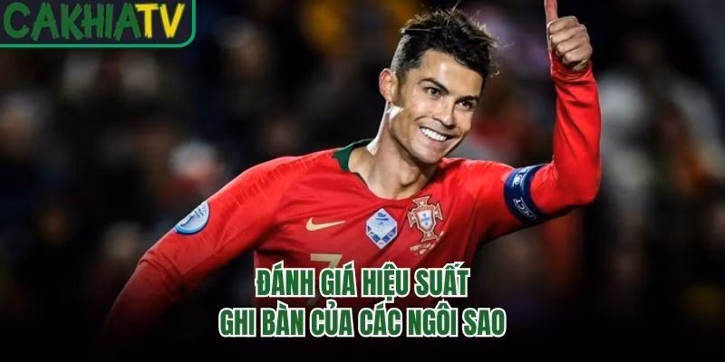 Đánh giá hiệu suất ghi bàn của các ngôi sao