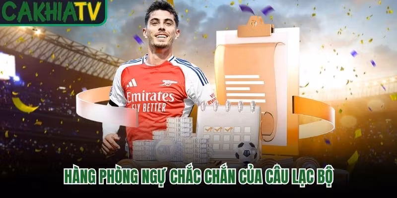 Hàng phòng ngự chắc chắn của câu lạc bộ