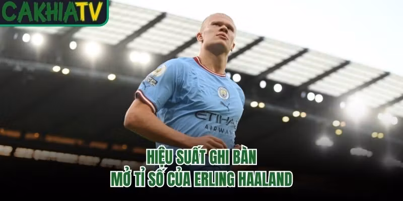 Hiệu suất ghi bàn mở tỉ số của Erling Haaland