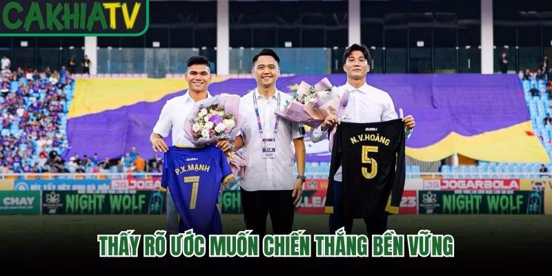 Thấy rõ ước muốn chiến thắng bền vững