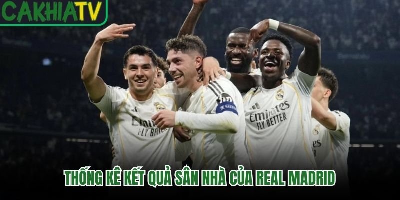 Thống kê kết quả sân nhà của Real Madrid