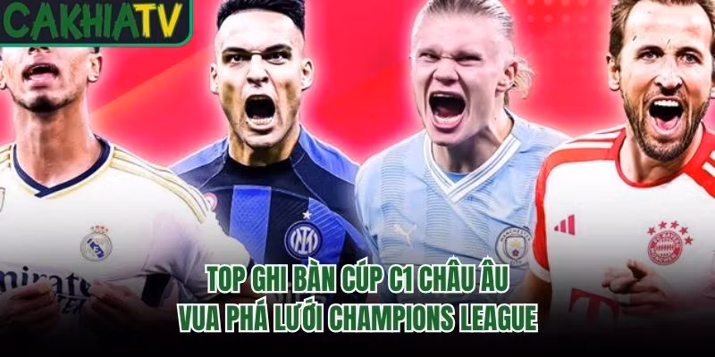Top Ghi Bàn Cúp C1 Châu Âu - Vua Phá Lưới Champions League